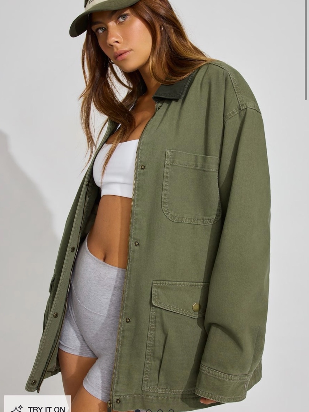 Garage Long Twill Field Jacket